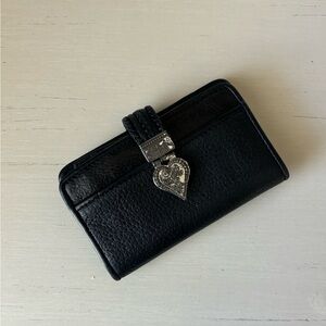 Brighton Bellissimo Heart Small Wallet in Black